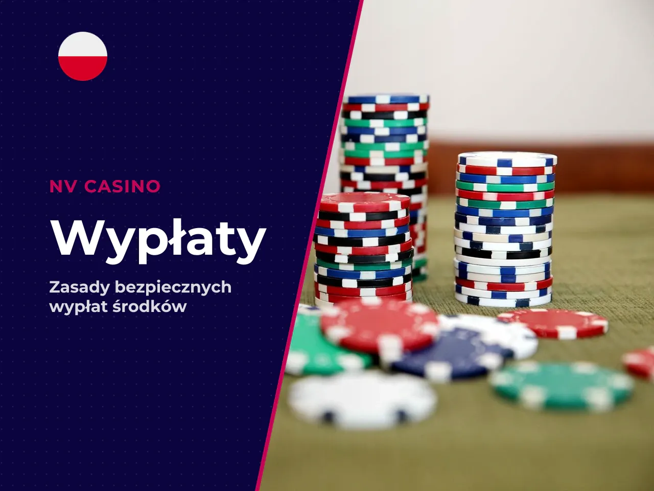 Zasada Closed Loop (Zamknięty Cykl). Kasyna online – w tym NV Casino – stosują politykę **Closed Loop**: wypłata musi wrócić na **ten sam instrument płatniczy**, z którego wykonano depozyt. Wpłaciłeś