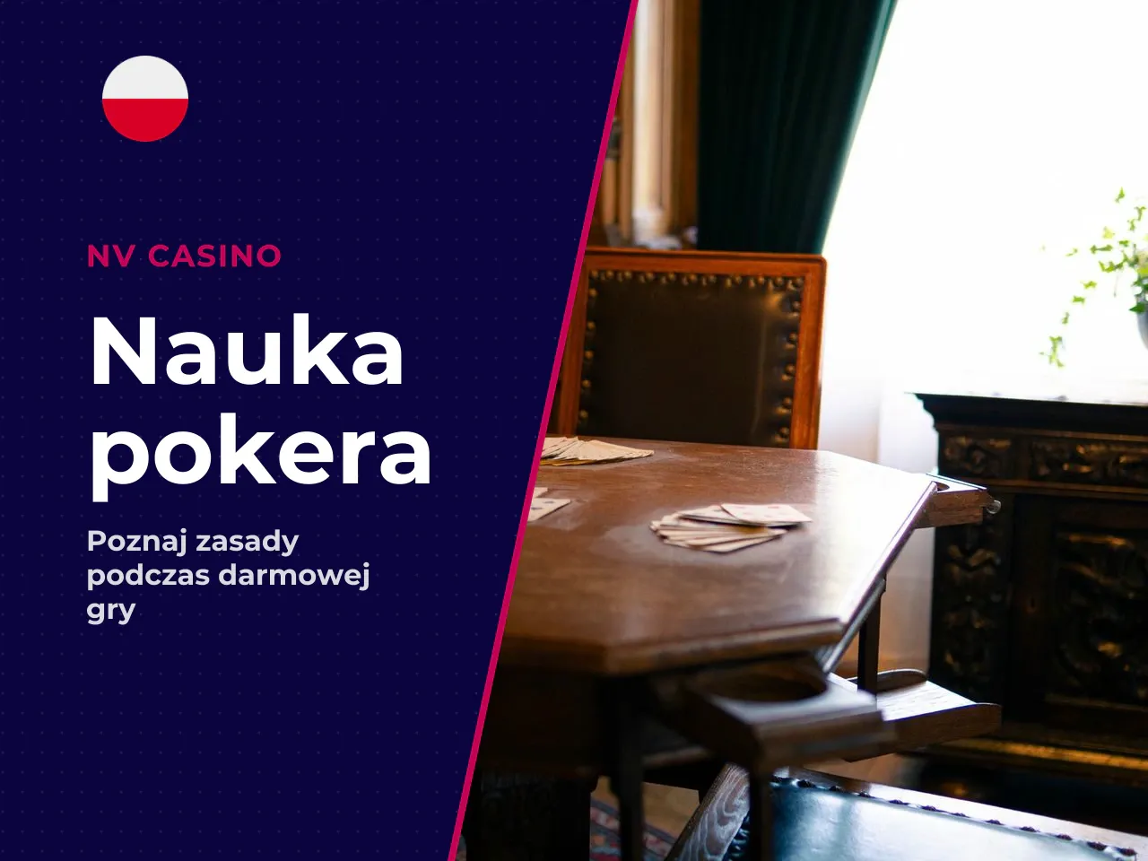 Jak uczyć się zasad podczas pierwszych gier. Najlepszą metodą nauki jest gra na stołach bez prawdziwych pieniędzy (play-money), które oferuje większość platform pokerowych. Taki tryb pozwala poznać ry