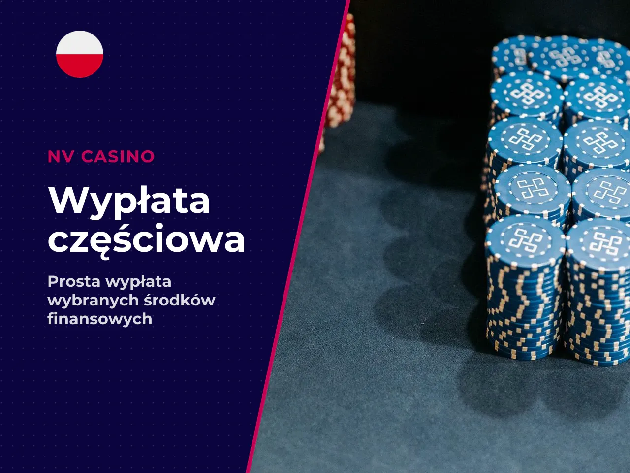 Czy można wypłacić tylko część środków. Tak. Nie musisz wypłacać całego salda naraz. Możesz zlecić wypłatę częściową, pod warunkiem że kwota mieści się w limitach minimum/maximum, nie masz aktywnego b